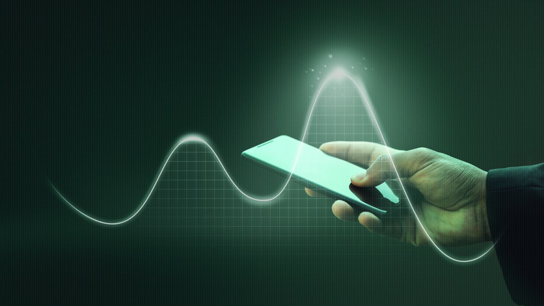 Gráfico abstrato de IA e conexões digitais - TechCraft Brazil